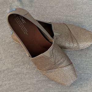 Tom's Champagne Glitter CloudBound™ Alpargata